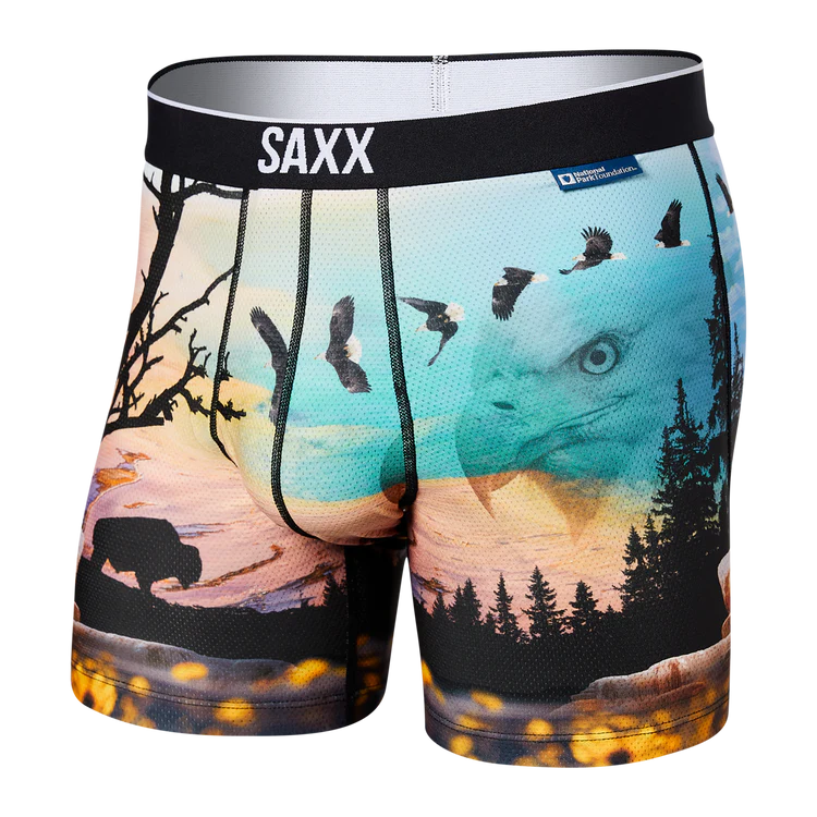 Whole Earth Provision Co.  SAXX SAXX Men's Kinetic Light-Compression Mesh  Boxer Briefs