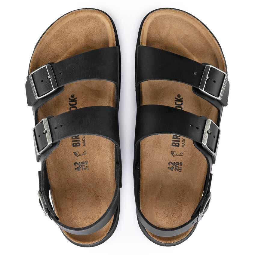 Birkenstock Milano Rugged Oiled Leather Sandal