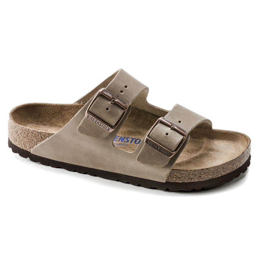 Birkenstock Arizona Oiled Leather Soft Footbed Sandal