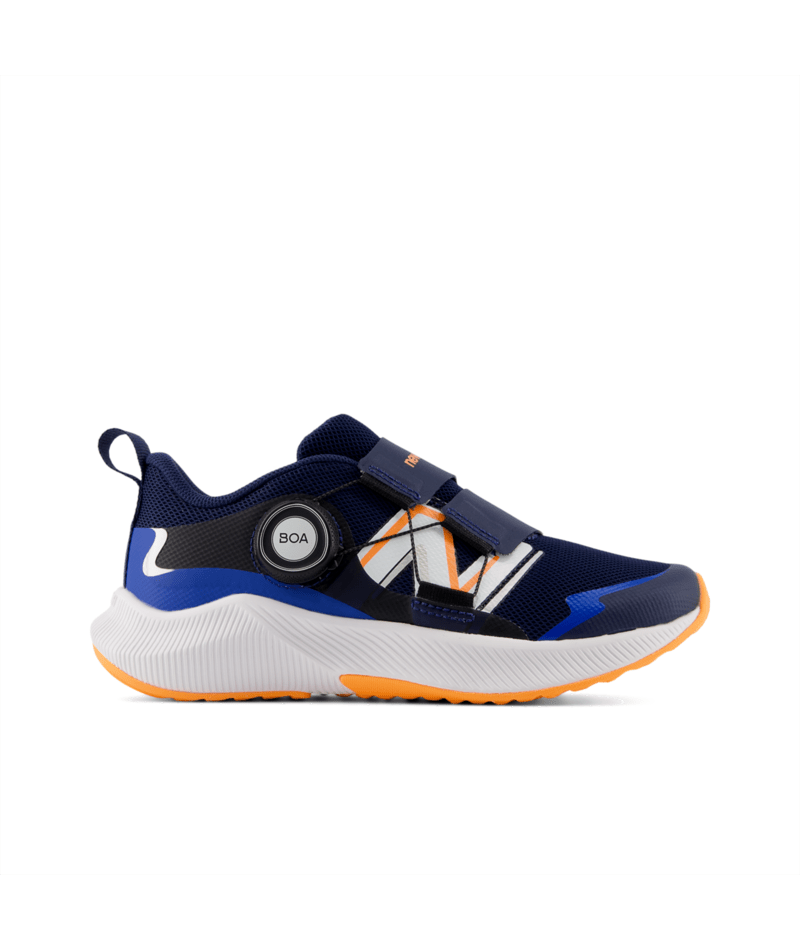 New Balance Kids DynaSoft Reveal V4 BOA NB Navy Hot Mango 10.5